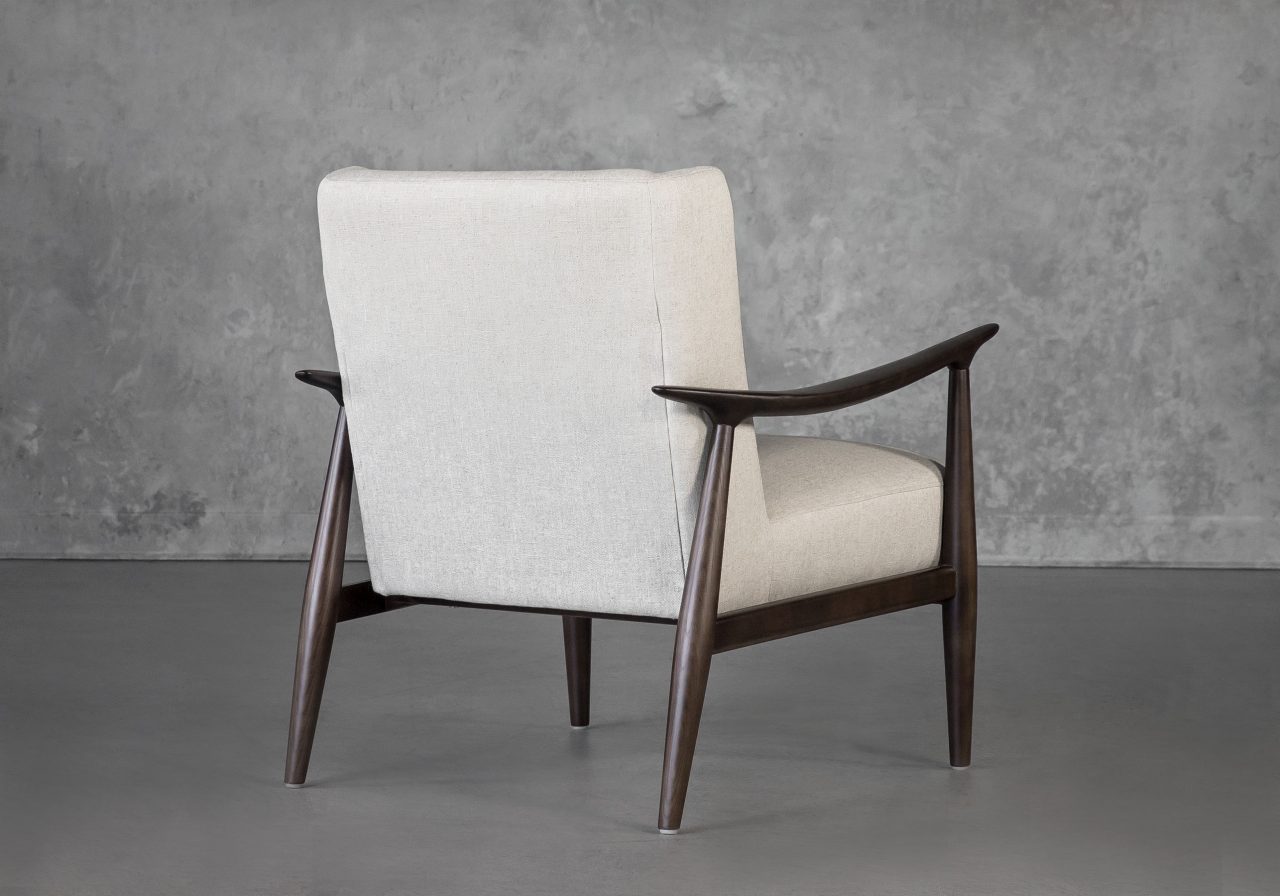 Clifton Chair in Linen, Back