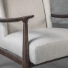 Clifton Chair in Linen, Close Up