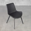 Hype Raven Black Vinyl Dining Chair