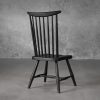 Sofia Dining Chair in Black, Back