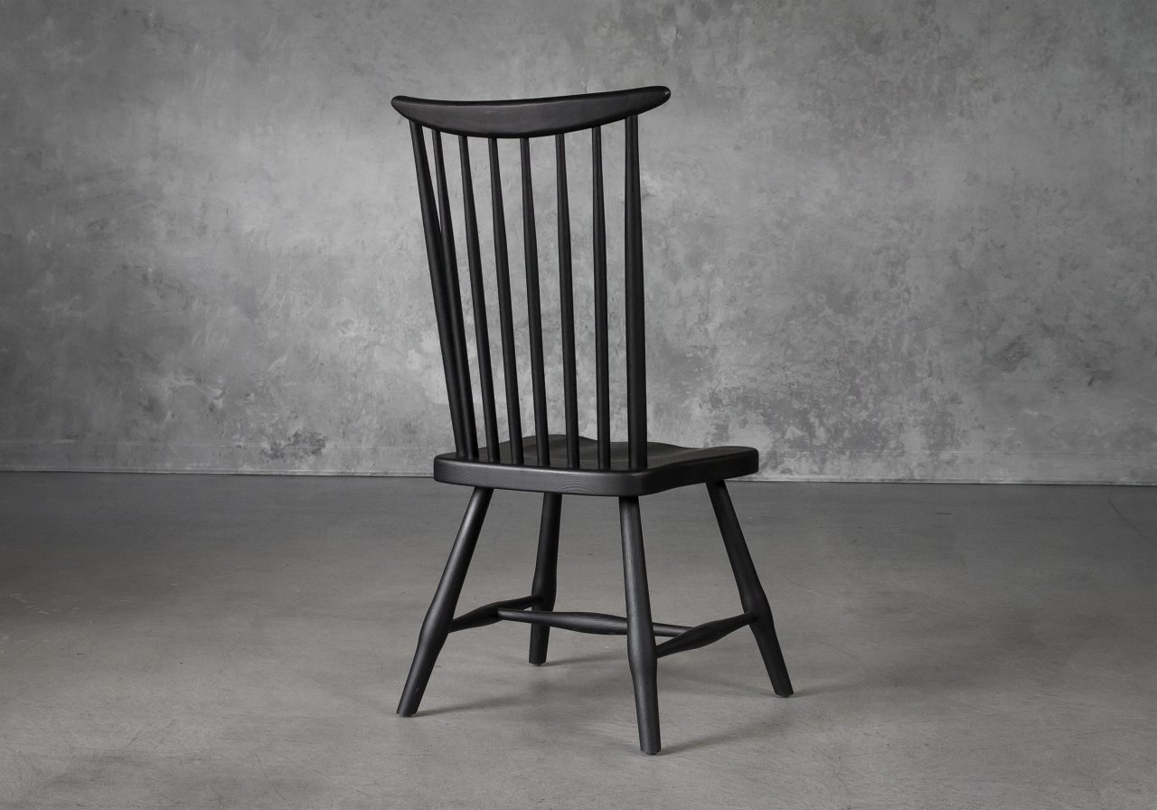 Sofia Dining Chair in Black, Back