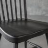 Sofia Dining Chair in Black, Close Up