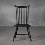 Sofia Dining Chair in Black, Front