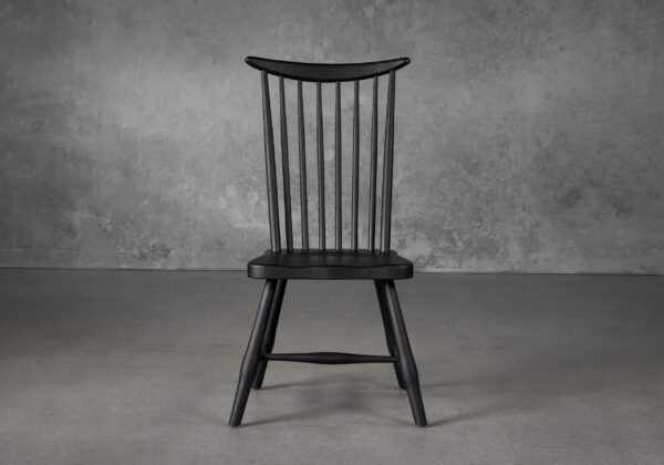 Sofia Dining Chair in Black, Front