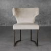 Thelma Dining Chair in Beige (C686) Fabric, Front