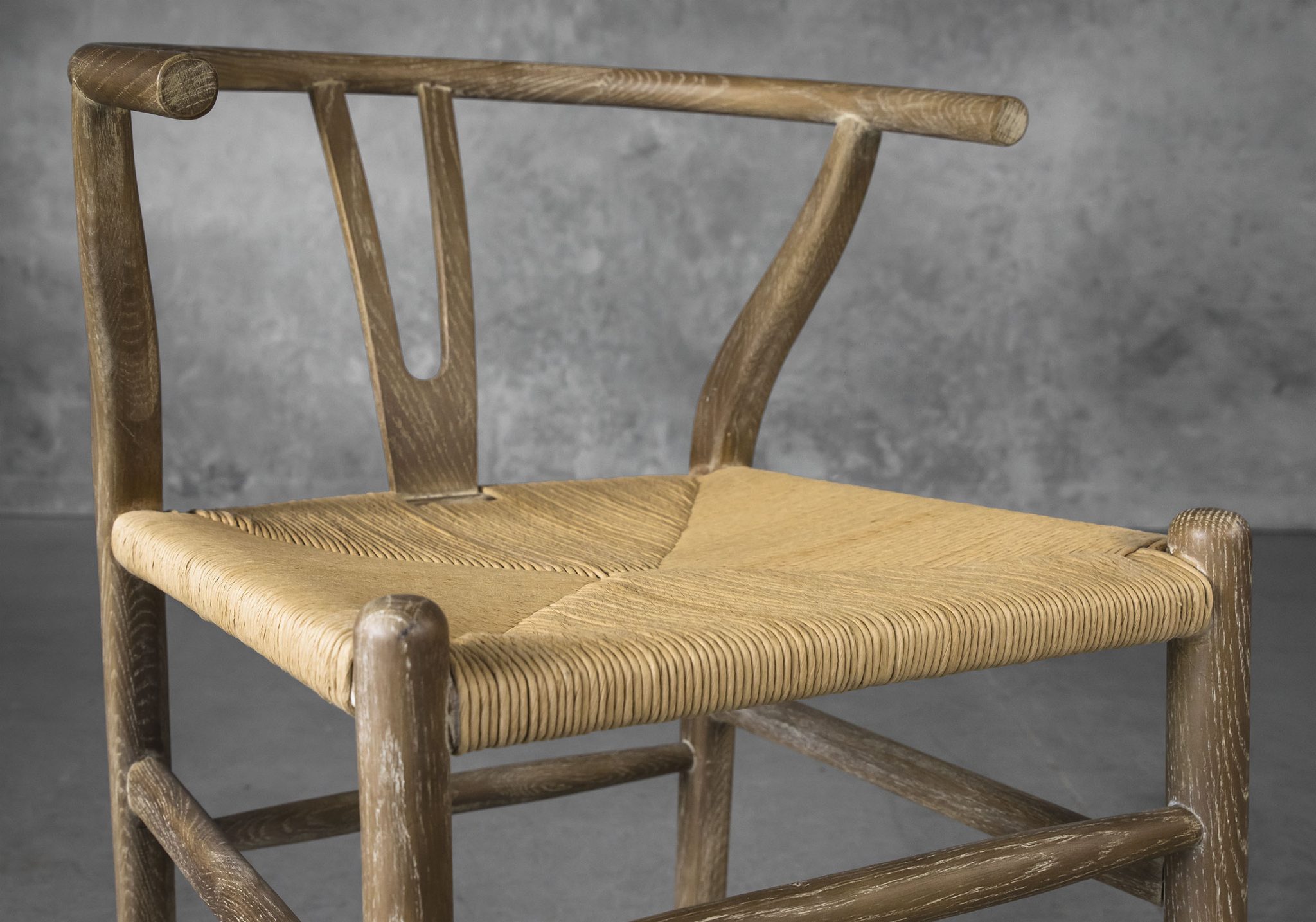 Wishbone wooden chair