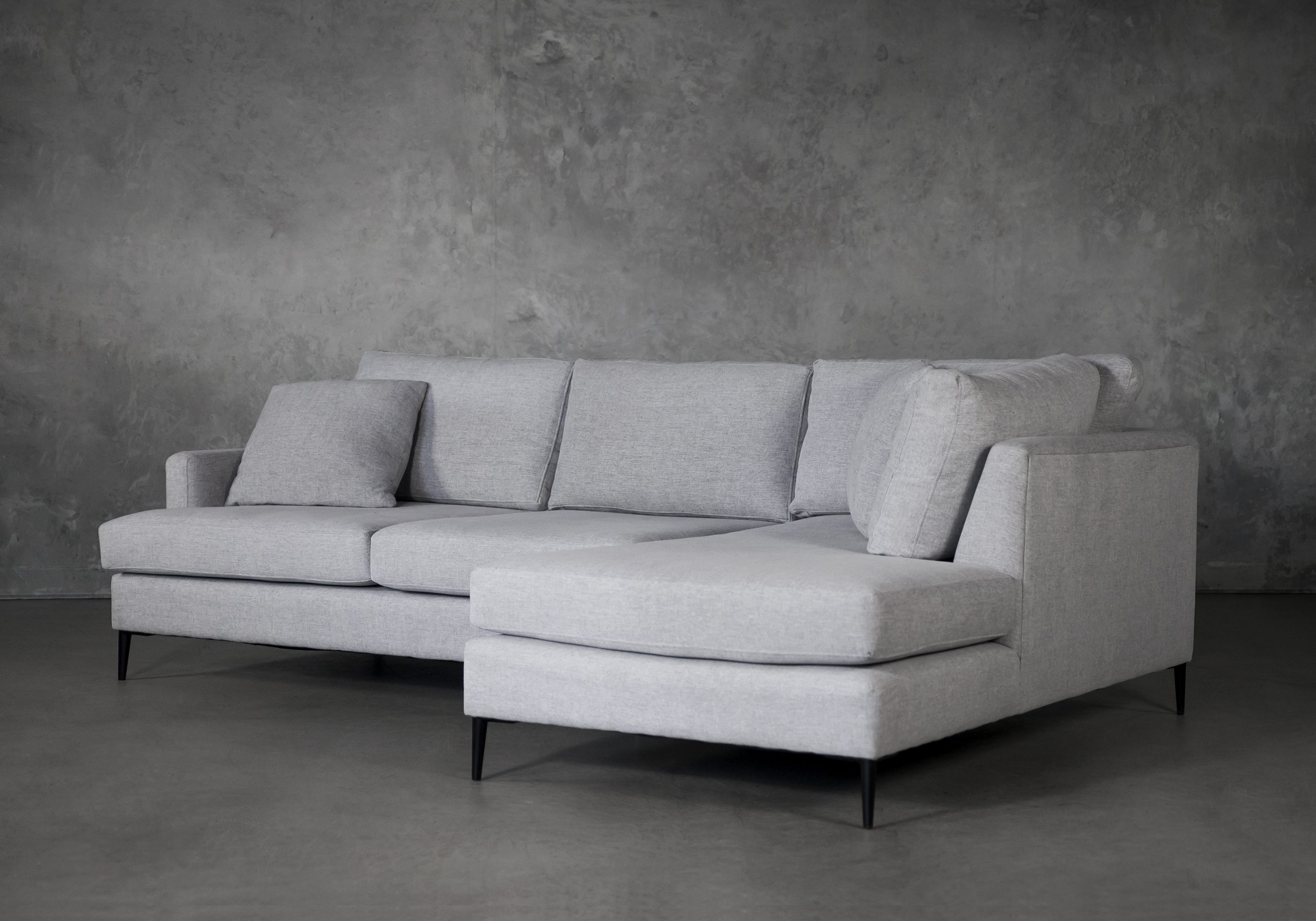 Romy 1 Arm Apartment Sofa, Angle