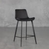 Hype Raven Black Counter Stool - Angle