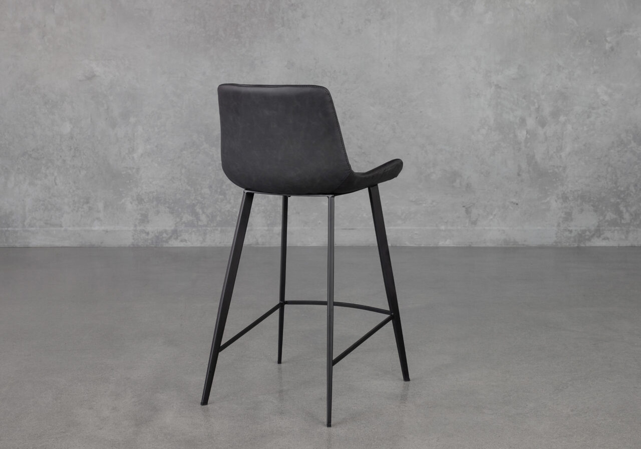 Hype Raven Black Counter Stool - Back