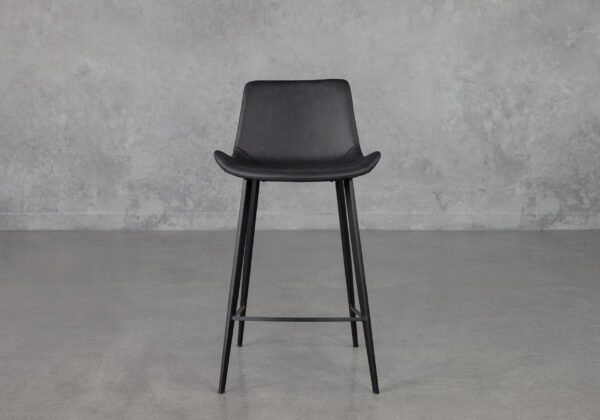 Hype Raven Black Counter Stool - Front