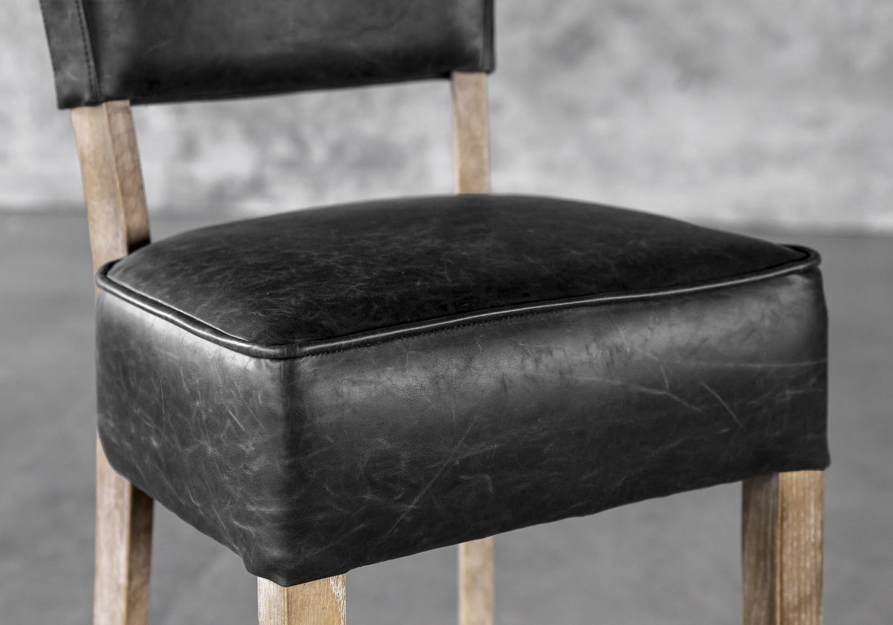 Teton Barstool in Black, Close Up