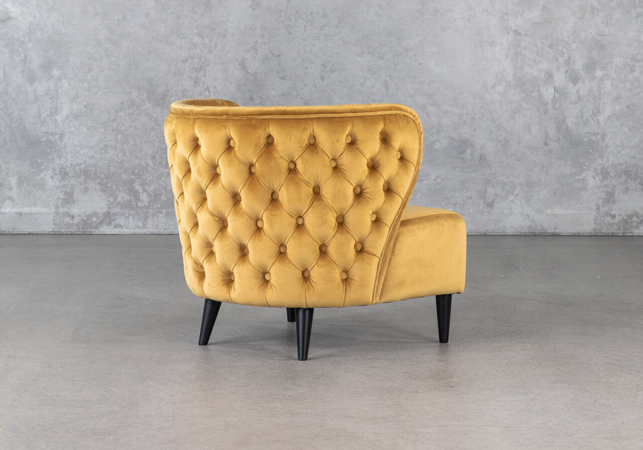 Becky Chair in Mustard, Back