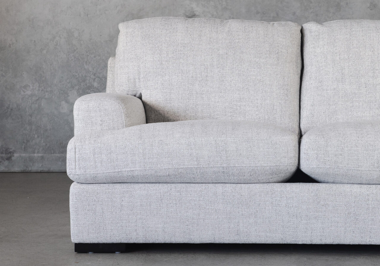 Nino Loveseat in Light Grey A303, Close Up