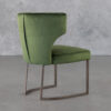 Thelma Dining Chair in Green, Back