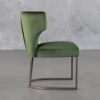 Thelma Dining Chair in Green, Side