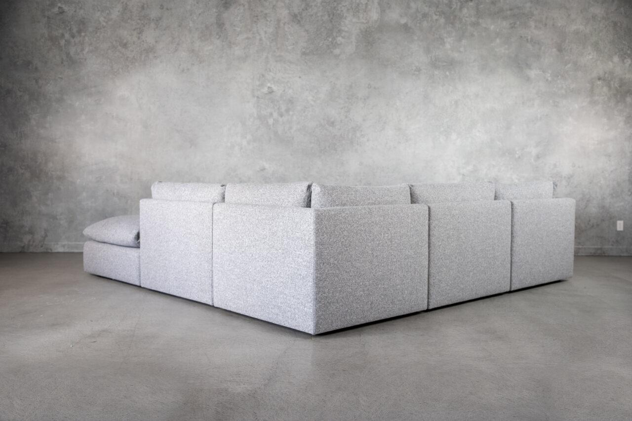 Esha Sectional in Grey B1362, Back