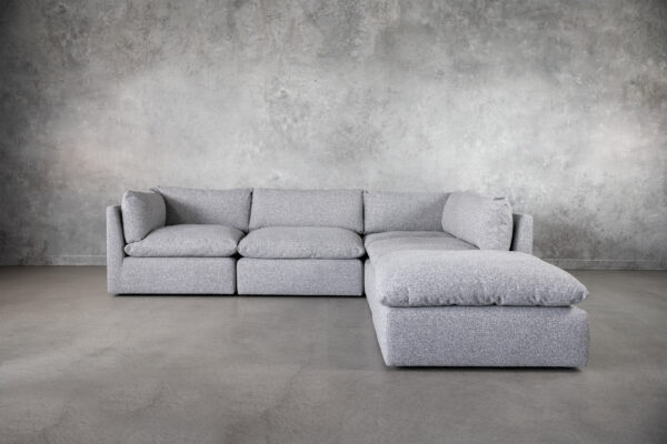 Esha Sectional in Grey B1362, Front