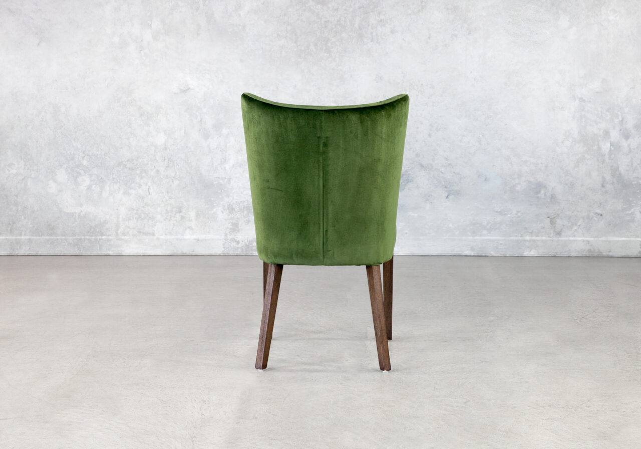 Greg Dining Chair in Green, Back