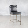 Harlow Counter Stool in Black, Angle