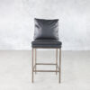 Harlow Counter Stool in Black, Front