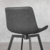 Hype Raven Black Swivel Counter Stool - Details