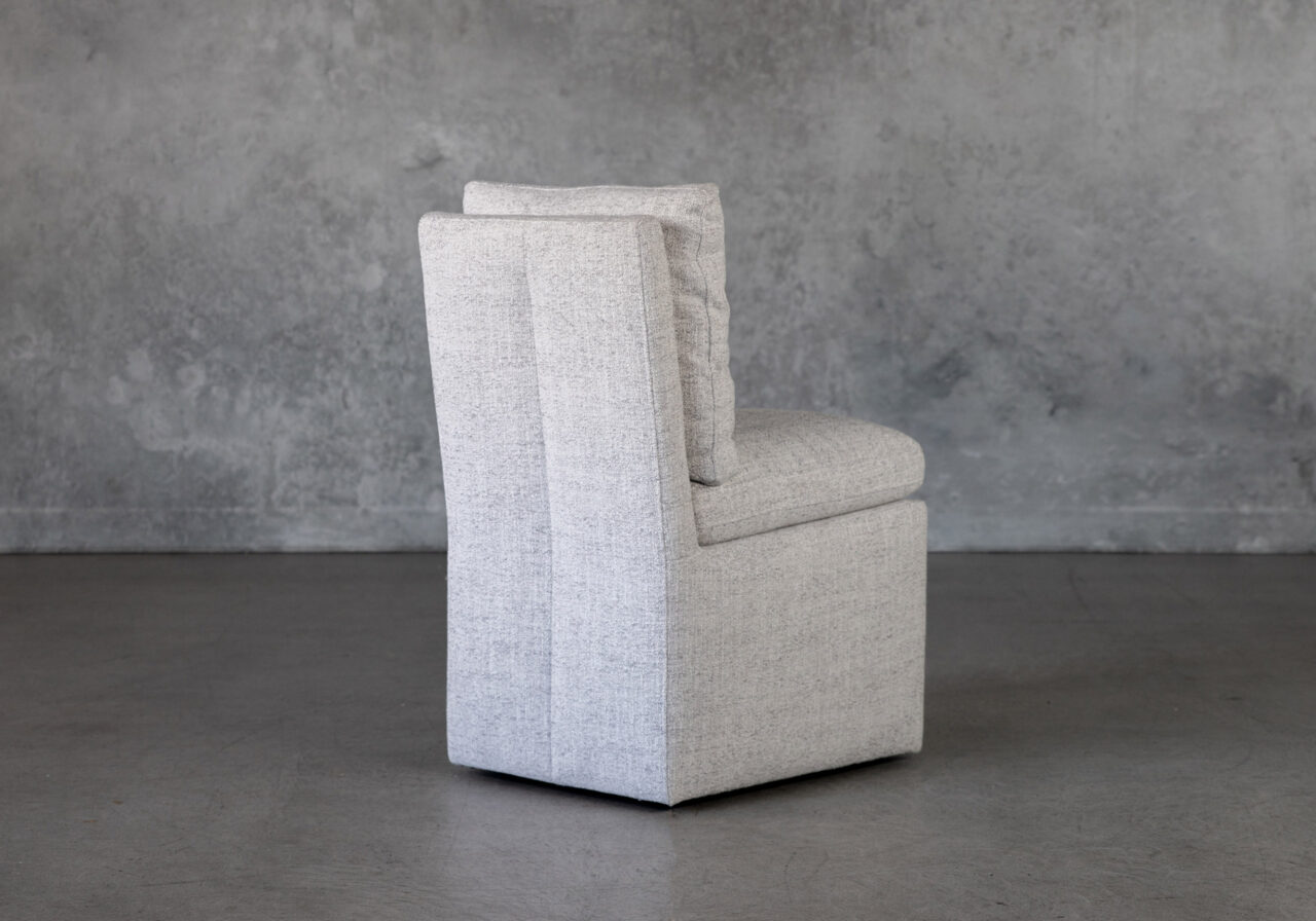 Maria Dining Chair in A303 Light Grey, Back