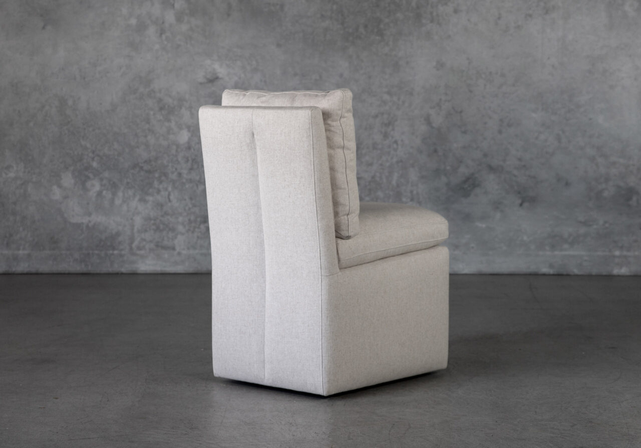 Maria Dining Chair in C285 Linen, Back