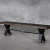 Ironside Bench in Wenge, Angle