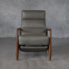 Hanford Recliner in Slate, Front