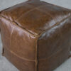 Pouf_Mishra - Brown Leather