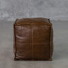 Pouf_Mishra - Brown Leather - Front