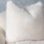 Faux-Fur-Pillow-White