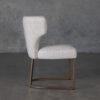 Thelma Dining Chair, Light Grey, Side