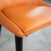 Hugo Dining Chair in Orange, Detail