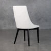 Hugo Dining Chair in White, Back