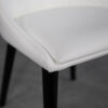 Hugo Dining Chair in White, Detail