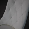 Hugo Dining Chair in White, Detail, 2