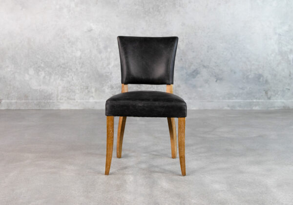 Sio-Dining-Chair-Black-Leather-Front