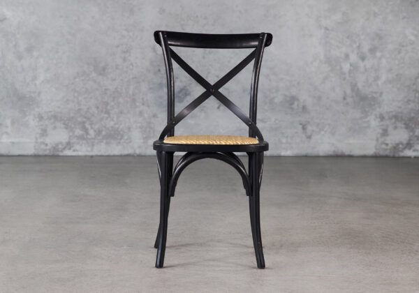 Avenue-Dining-Chair-Black-Front