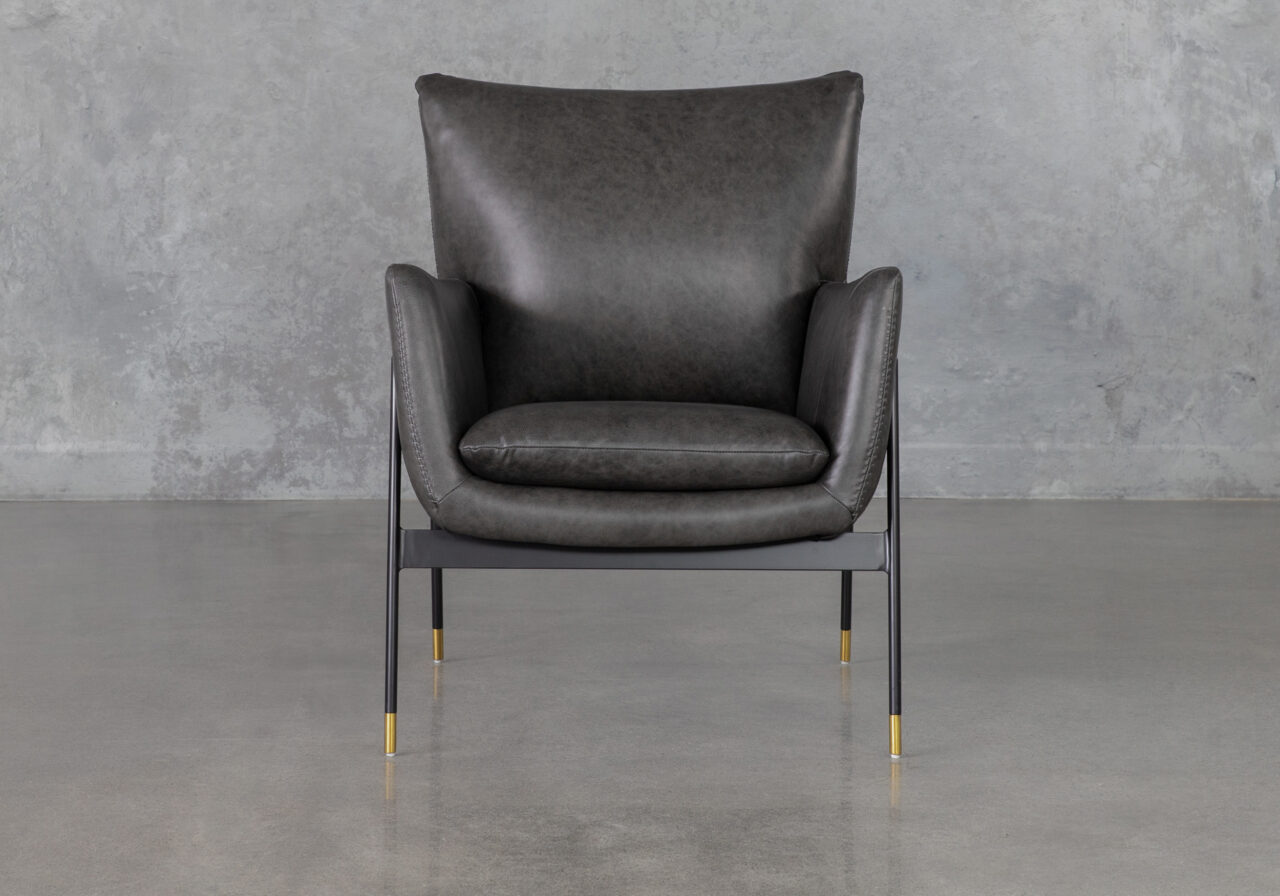 draper-black-leather-accent-chair-front