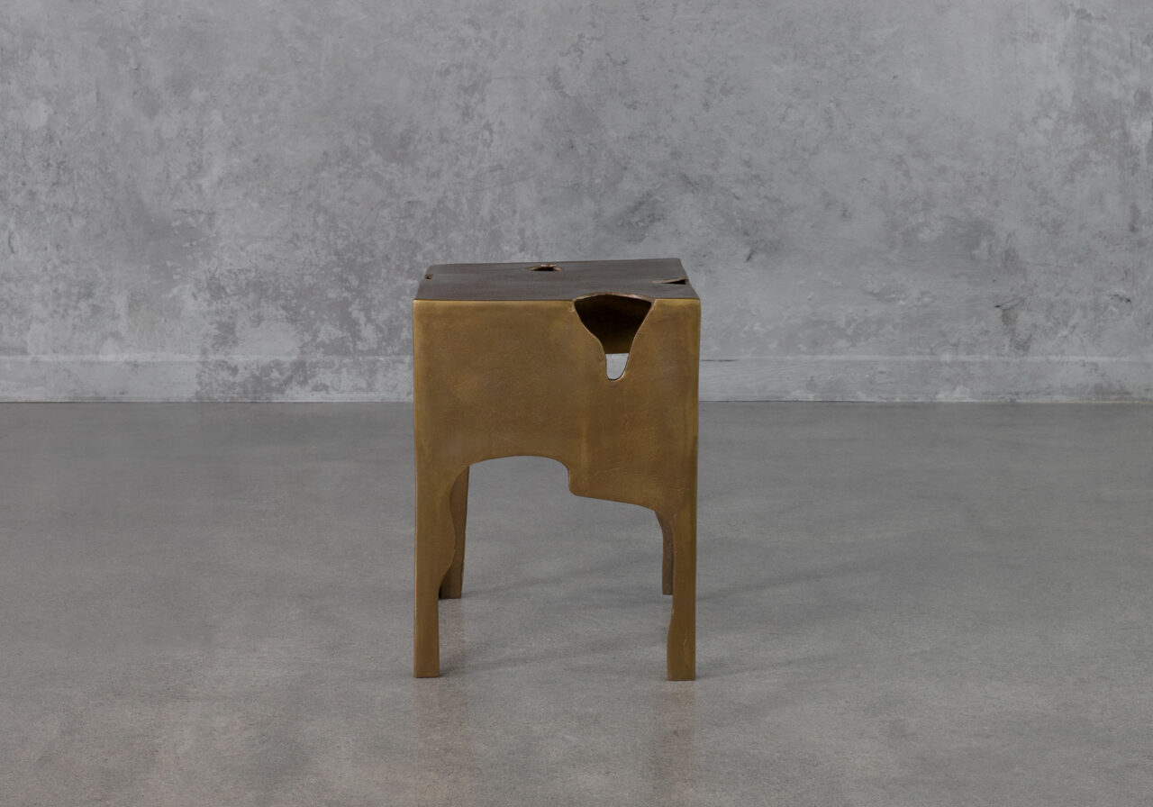 Sculpt End Table - Side