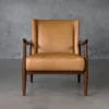 Clifton-Chair-Camel-Leather-Front