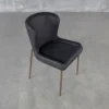 Glam-Black-VInyl-Dining-Chair