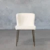 Glam-Dining-Chair-Beige-Front