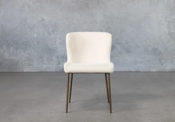 Glam-Dining-Chair-Beige-Front