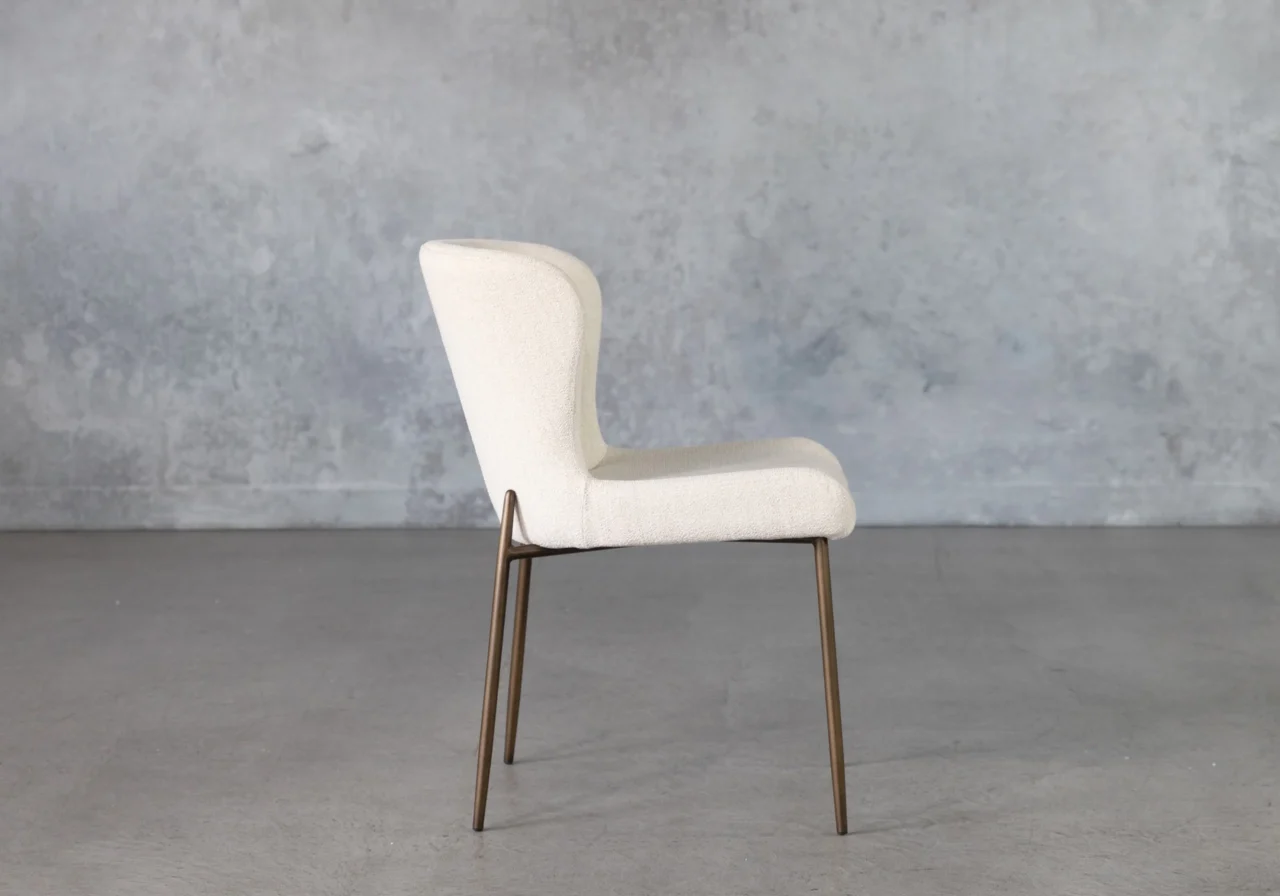 Glam-Dining-Chair-Beige-Side