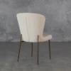 Glam High Back Dining Chair - Back