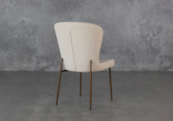 Glam High Back Dining Chair - Back