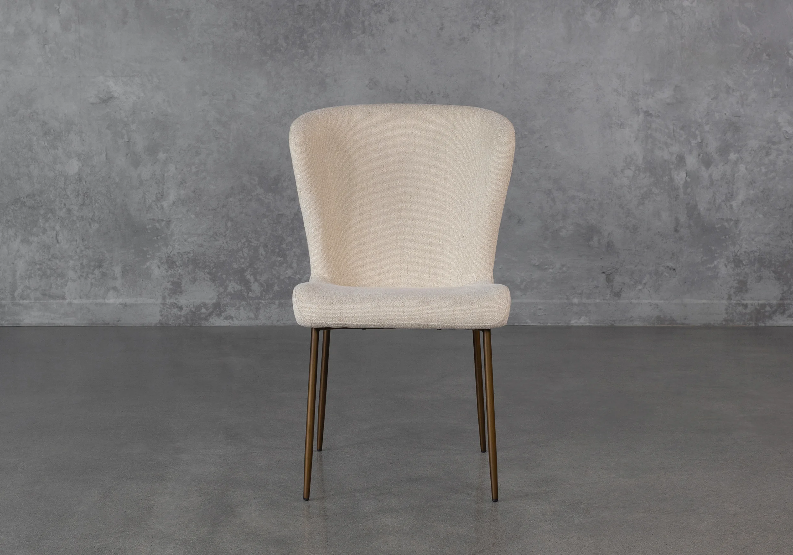 Glam High Back Dining Chair - Front