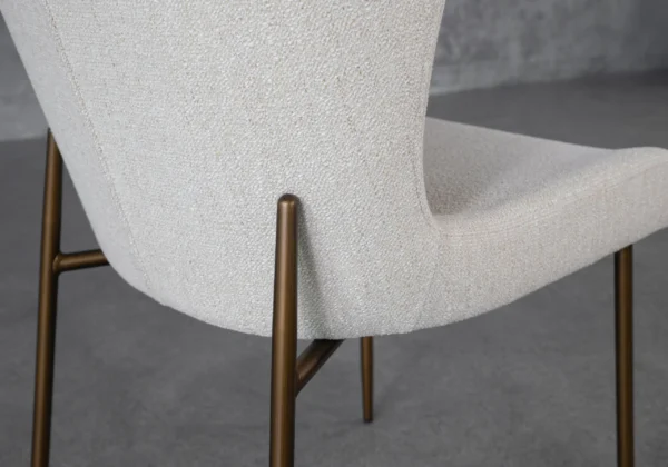 Glam High Back Dining Chair - Legs